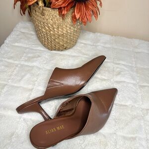 Alias Mae Chocolate Brown Mules